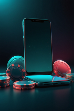 Smartphone mit Casino-App